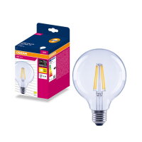 LED FILAMENT GLOBE VALUE 7.5W 2700K Clear E27 OSRAM 4099854570247