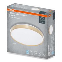 CEILING LUXO GOLD SENSOR ? 38 cm 24W 6500K IP20 GOLD OSRAM 4099854653698