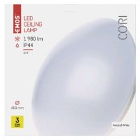 LED přisazené svítidlo CORI, kruhové bílé 22W neutr.b., IP44 EMOS ZM3403
