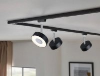 URail LED-spot Circle 5W černá mat 2700K kov/umělá hmota stmívatelné 96915