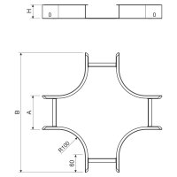 Křížení 50x250 nerez KOPOS NIXKR 50X250_IX