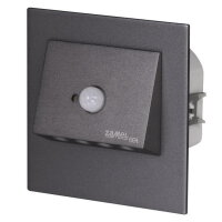 Světlo LED NAVI s čidlem pod omítku do KU 14Vss IP20 GRAFIT NEUTRÁLNÍ BÍLÁ