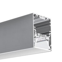 LED hliníkový profil KLUŚ MOD-50 černá 2m /18047K7_2m/ ALUMIA A18047A07_2