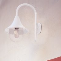 Nástěnné svítidlo Diana nástěnník bílá 60W IP23 E27 COMPOLUX 916204/08