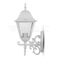 Wall Lamp Large Matt White Up E27,  VT-7