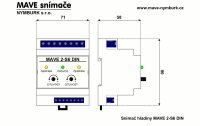 Snímač hladiny MAVE 2-S6 DIN