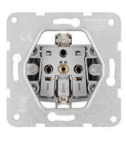 Zásuvka SCHUKO s děstskou ochranou, červená SCHRACK EV101314--