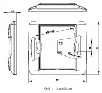 3902E-A00001 03H Kryt zaslepovací, s upe