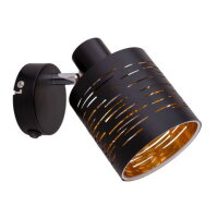 Nástěnné svítidlo TUNNO černá 1xE14, max. 15W 230V GLOBO 15342-1