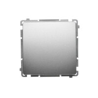 Ovládač zapínací, řazení 1/0, bez piktogramu, 10AX, 250V~, Satén BMP1.01/29