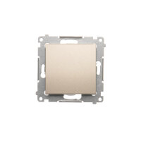 Přepínač střídavý, řazení 6, 16AX 250V~, zlatá matná, metalizované DW6A.01/X/44