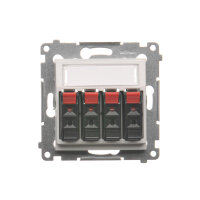 DGL34.01/11 Ctyřnásobná zásuvka reproduk