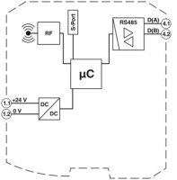 Rádiový modul RAD-EE-2400-RS485 PHOENIX CONTACT 1081818