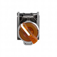 Schneider xB4BK125M5 Ovládač otočný prosvětlený s LED,1 Z+1V,230...240V,žlutý