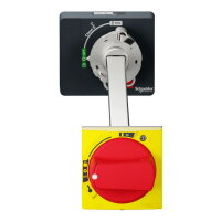 Červená prodlužovací rukojeť GV4 IP65 SCHNEIDER GV4APN04