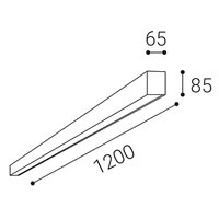 LINO II 120, W TRIAC 32W 3000K/3500K/4000K bílá LED2 6314251DT