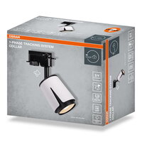 1-Phase Tracking Spot Collar GU10 WHITE AND BLACK OSRAM 4099854599019
