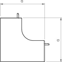 OBO WDK HI15030GR Kryt vnitřního rohu pro kanál WDK 15x30mm kamenná šeď