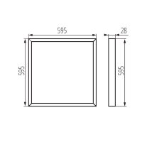 Kanlux 31170 BAREV BL LED N 40W-NW LED panel MILEDO (starý kód 31134)