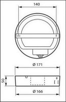 Přisazený downlight PHILIPS DN145C LED10S/840 PSU II WH