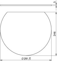 OBO 7407212 Výplňový díl FS R9 10 5