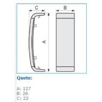 GBA A 04012 Spojka víka pro kanály TBA - černá IBOCO I-GBA A 04012