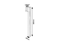 CERNON GU10 1x 7W IP4 černá RABALUX 77056
