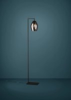 Stojací svítidlo ESTANYS E27 černá/černá-TRANSPARENT 1X40W EGLO 390256