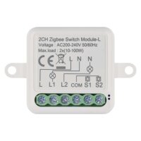 GoSmart modul spínací IP-2104SZ, ZigBee, 2-kanálový (nevyžaduje N vodič)