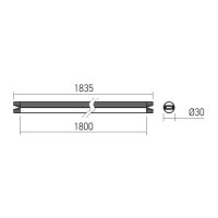 XROD LINEAR CYLINDRICAL SUSP. 39.5W/48V
