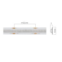 XSOLIS IP20 24V 13W/m 5m 10mm 672LED/m R