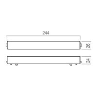 XTINY SURFACE/RECESSED POWER SUPPLY 100W