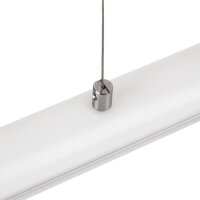 Prvek zavěšení LED lišty a difuzoru KLUŚ LIN pro AL profil, stříbrná /42294/