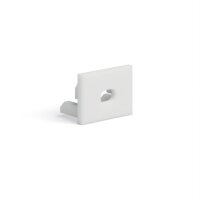 Záslepka s otvorem KLUŚ PDS-4-PLUS-OTW pro AL profil, bílá /24425/ C24337C10TW
