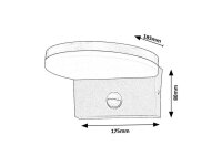BATIDA bílá LED 9W IP54