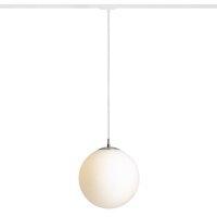 LUNA 30 pro jednookr. lištu opálové sklo/chrom 230V E27 15W RENDL R13966