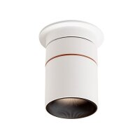 AUGUSTA zápustná bílá/černá 230V LED 12W 36° 3000K RENDL R14239