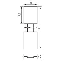 CON P 8 CPC   Konektor LED COB pasku 10