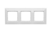 Rámeček 3-násobný Simon 54 Premium, IP20/IP44, antibakteriální bílá DR3/AB11