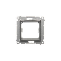 Přechodový adaptér pro zařízení standardu 45×45 mm, antracit mat, metalizované