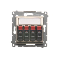 DGL34.01/44 Ctyřnásobná zásuvka reproduk