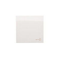 kryt jednoduchý s piktogramem klíče pro spínače a tlačítka, bílá DKWK1/11