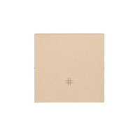 Kryt 1 násobný champagne matná KONTAKT SIMON TKW7/144