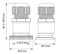 Kabelová průchodka TEKNO IP65GR GLAND KANLUX 39226