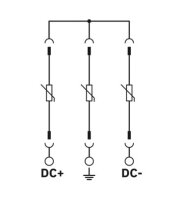 Svodič proudu blesku/svodič přepětí typ 1/2 VAL-SPP-T1-1000DC-PV-2+V-UT 1466776