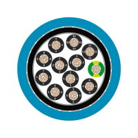 Ovládací kabel ÖLFLEX PETRO C HFFR 3G1,5 BU LAPP 0023283