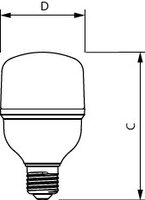 Světelný zdroj Corepro LEDBulbND 2.05Klm 20W830 E27T70 PHILIPS 872110306417200