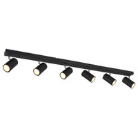 Stropní svítidlo ROBBY černá matná 6xGU10, max. 35W 230V GLOBO 57911-6DB