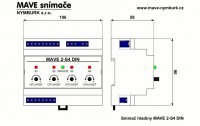 MAVE 350204 Snímač hladiny MAVE 2-S4 DIN