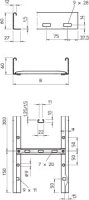 OBO LG 620 NS 6 FS Kabelový žebřík děrováný NS 60x200x6000 Ocel pásově zinkováno